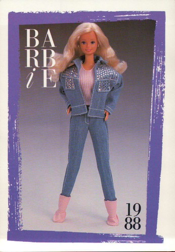 Barbie fashion card - card, da