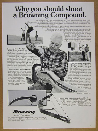 1977 browning compound bows - compound,