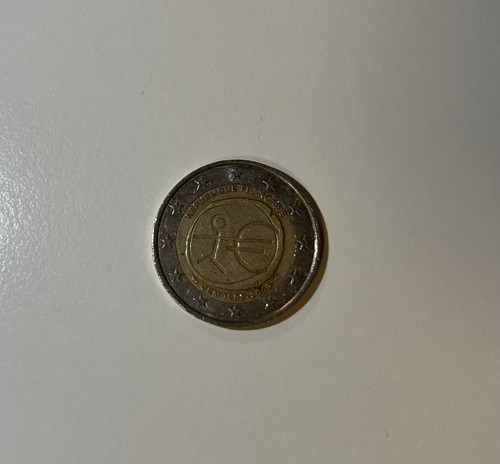 Moneta due euro - due,