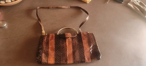Borsa vintage anni - 70, pelle