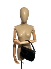 Vtg Moschino Black Leather
