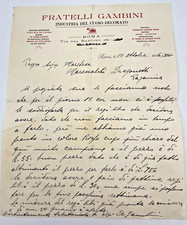 Fattura  F.lli Gambini