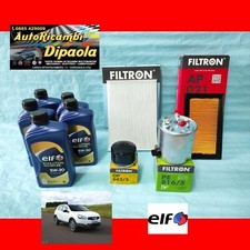 KIT TAGLIANDO NISSAN QASHQAI (07-13) 1.5 DCI 103 106 110 CV 5L ELF 5W30 + FILTRI