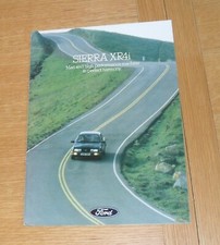 Brochure Ford Sierra XR4I