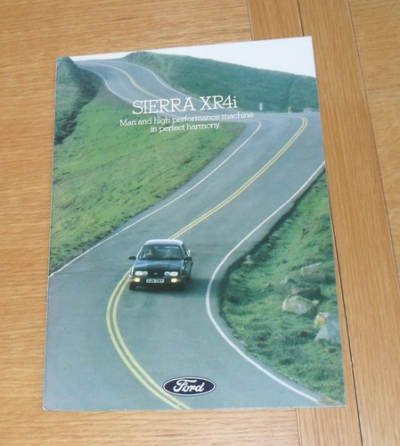 Brochure ford sierra xr4i - brochure,