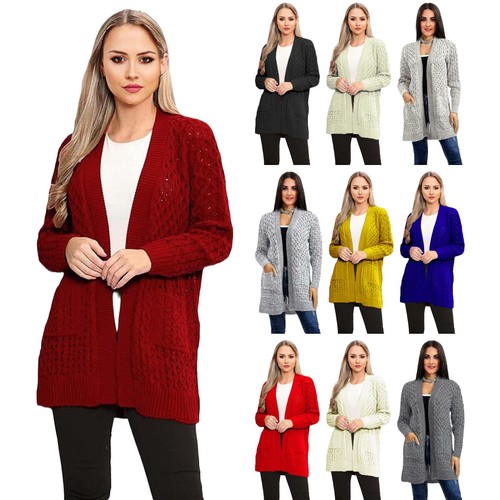 Cardigan maglione donna maglia
