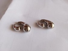 Q252 Orecchini Pendenti Doppia