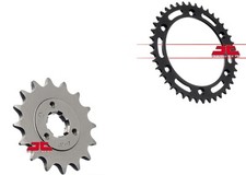 KIT/TRASMISSIONE SUZUKI DR 650 1990 1995 CORONA JTR828.42 PIGNONE JTF437.16