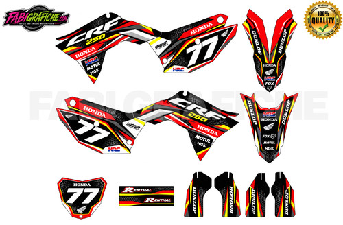 Grafica completa moto honda - moto,