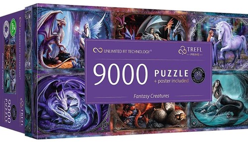 Nuovo puzzle trefl 9000 - nuovo, pezzi