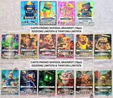 Carte Promo Skifidol Brainrot (16 pz) in Tirarura Limitata In Sleave Protettiva 