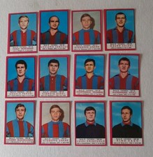 CALCIATORI PANINI 1967/68- 12 FIGURINE CATANIA REC. MA PERFETTE.