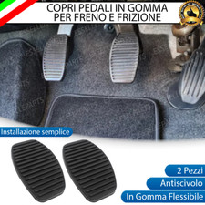 2 COPRIPEDALI COPRI PEDALI PEDALIERA IN GOMMA FRIZIONE FRENO PER FIAT MULTIPLA