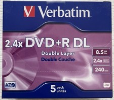 DVD Verbatim DVD+r DL 2.4x 5