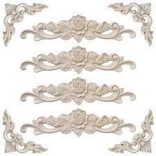 XSHAO 8 Pezzi Fregio Legno