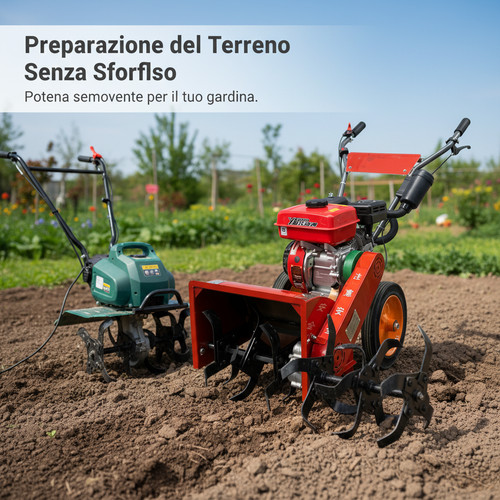 Motozappa scoppio semovente - motozappa,