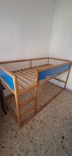 letto a castello ikea usato in legno, smontaggio/rimontaggio inclusi