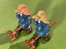 Puffi fienaio contadino puffo