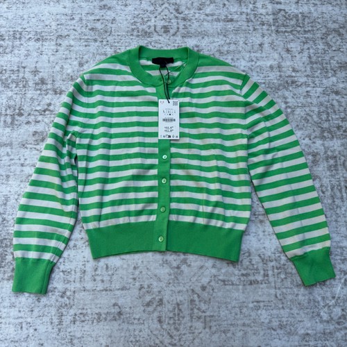 Cardigan zara verde righe - cardigan,