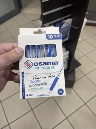 Osama penne gel blu - -,