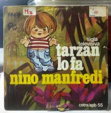 Disco vinile 45 giri - 7" - Nino MANFREDI - Tarzan lo fa - Sigla Televisiva 1978
