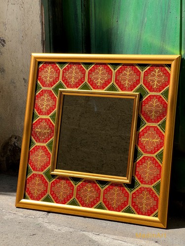 Specchio parete boho fatto - da,