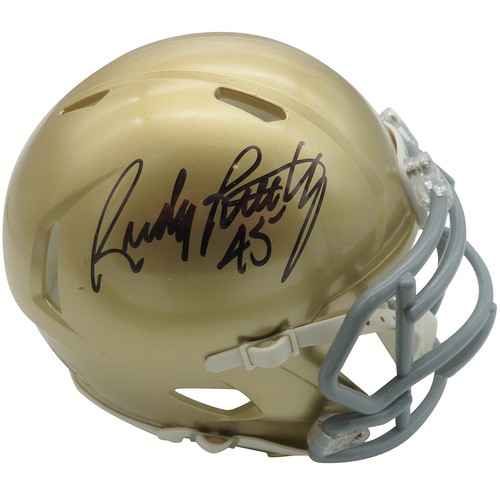 Rudy ruettiger autografo notre - ruettiger,