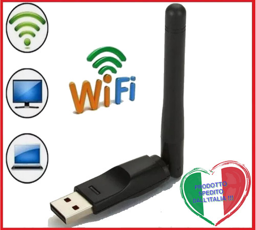 Mini adattatore usb wifi - adattatore, pc
