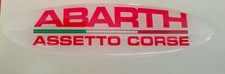 Resin Coated Sticker 3D Abarth