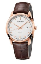 Orologio CALVIN KLEIN uomo automatico PVD oro rosé INFINITE K5S346G6