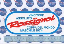 ADESIVO STICKER VINTAGE AUTOCOLLANT AUFKLEBER SKI SCI ROSSIGNOL WORLD CUP 1974