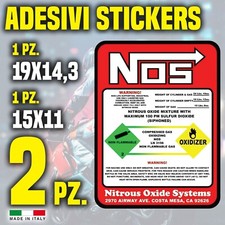 Adesivi Sticker NOS BOMBOLA TANK | MAZDA TOYOTA HONDA BMW FERRARI TUNING CAR JDM