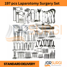 Set di Chirurgia per Laparotomia 197 Pezzi - Strumenti Chirurgici di Qualità Premium