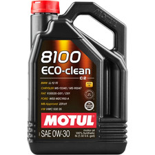 5 LITRI MOTUL 8100 ECO-CLEAN 0W30 OLIO MOTORE AUTO SINTETICO ACEA C2 BMW MB FIAT