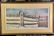 "Una veduta della caccia" di N.P. Tappetino Santoleri firmato/numerato 145/500 incorniciato 