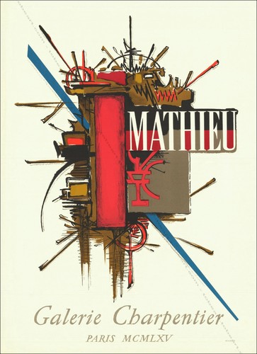 Georges mathieu affiche - georges, |