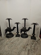 Portacandele cammello bronzo