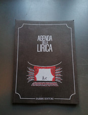 AGENDA DELLA LIRICA 1987-88 date e avvenimenti da ricordare- Fabbri Editori 1987