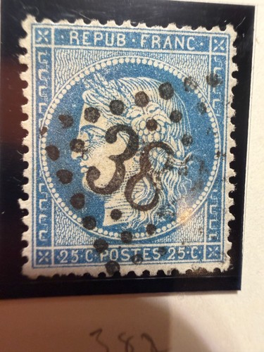 Timbre 60a 20c bleu - 🦬timbre,