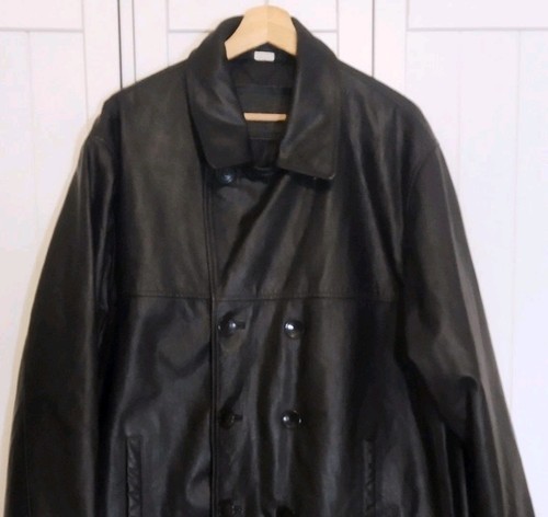 Giubbotto pelle uomo nero - , xl