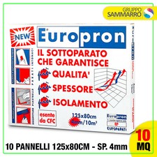 PANNELLI POLISTIROLO ISOLAMENTO TERMICO ISOLANTI PER SOFFITTO PARETE 10MQ SP 4MM