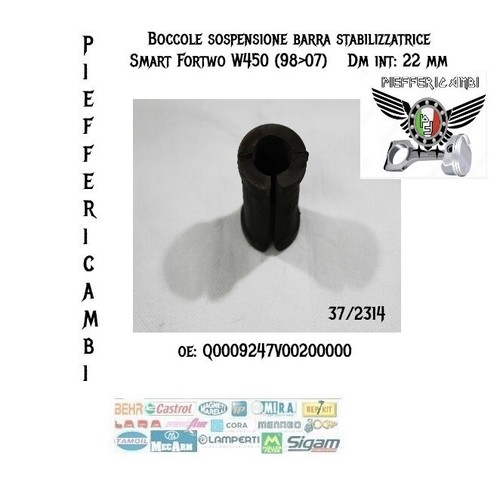 Boccola sospensione barra