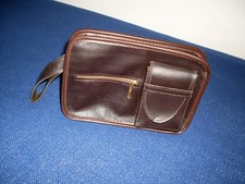 Borsello Uomo - VINTAGE '60 - VERA PELLE - MARRONE BISTRO - Made In U.K.