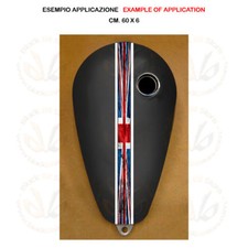 Union jack bianco adesivo