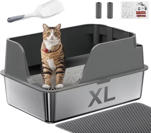 Lettiera per gatti acciaio - lettiera,