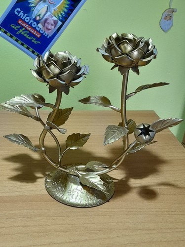 Candelabro ferro vintage - candelabro,