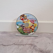 Kirby's Adventure Wii Nintendo PAL - Disco ORIGINALE Testato E FUNZIONANTE