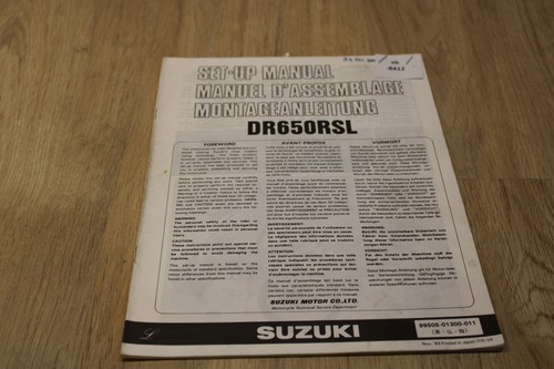 Suzuki dr650rsl istruzioni - dr650rsl, di