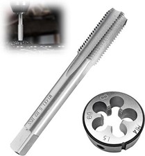 2 Pezzi Set Filiera per Filettatura, M14X1.5Mm Maschi per Filettatura, Maschio p