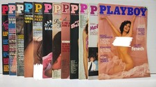 12 NUMERI RIVISTA PLAYBOY ITALIA ANNATA COMPLETA ANNO 1981 EDIZIONE ITALIANA
